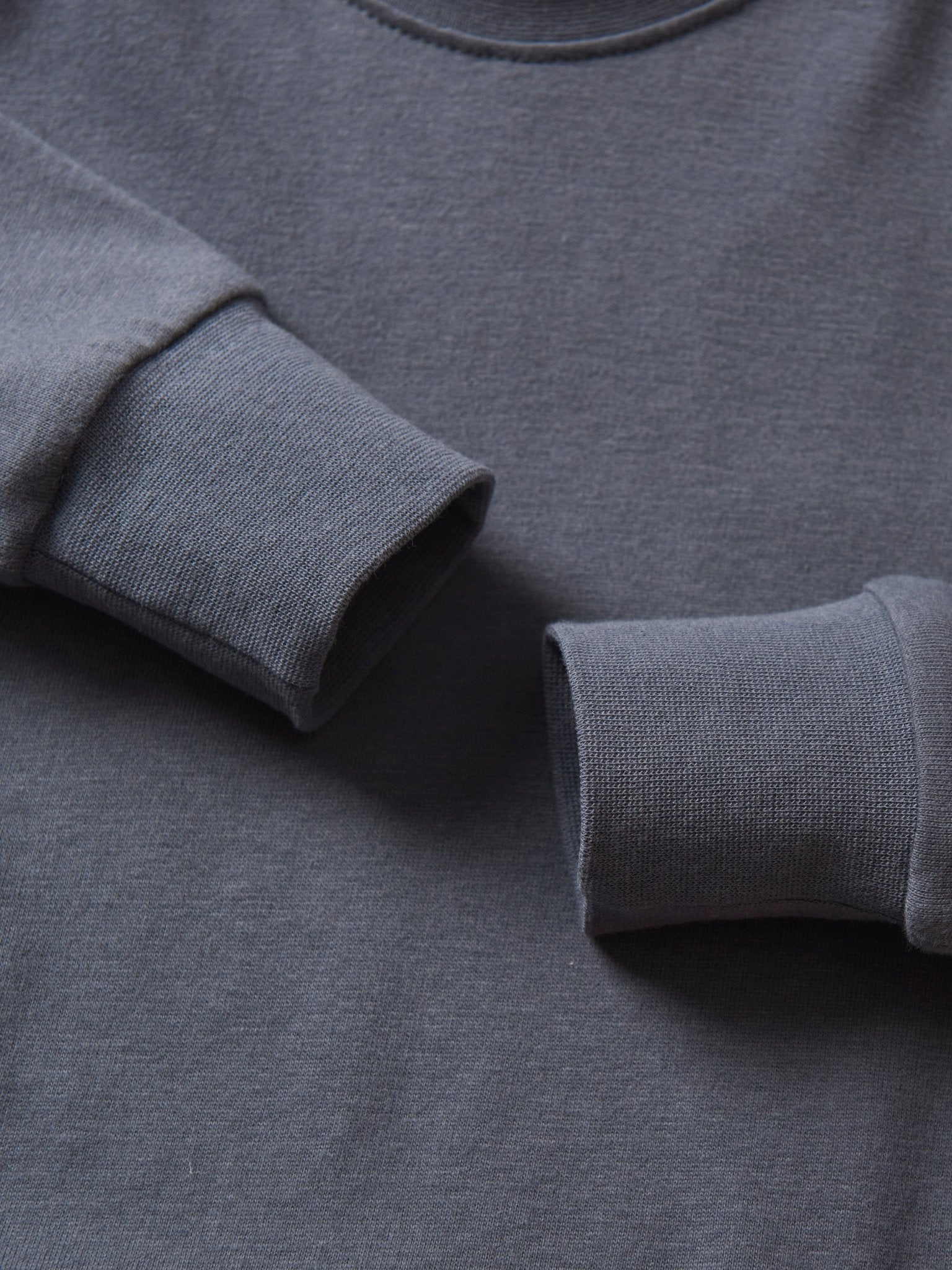 Long Sleeve Elevated Tee - Smoke - Little Bipsy