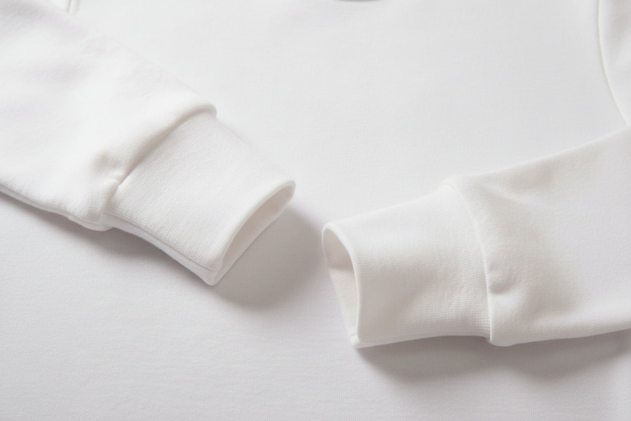 Long Sleeve Elevated Tee - White - Little Bipsy