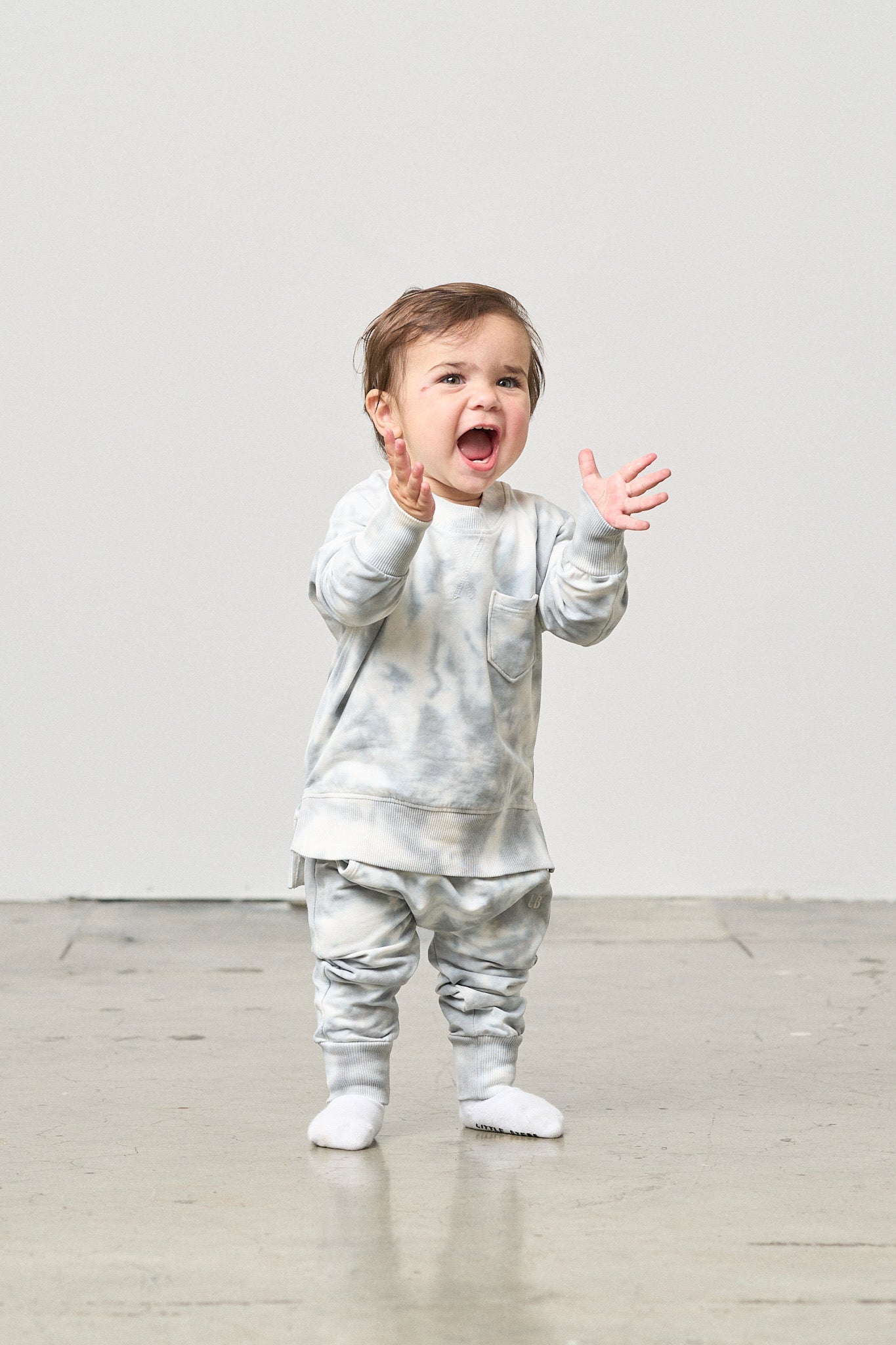 Marble Jogger - Grey - Little Bipsy