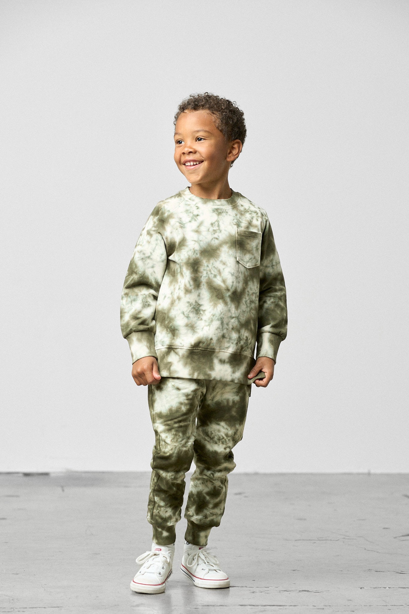 Marble Pullover - Hunter - Little Bipsy