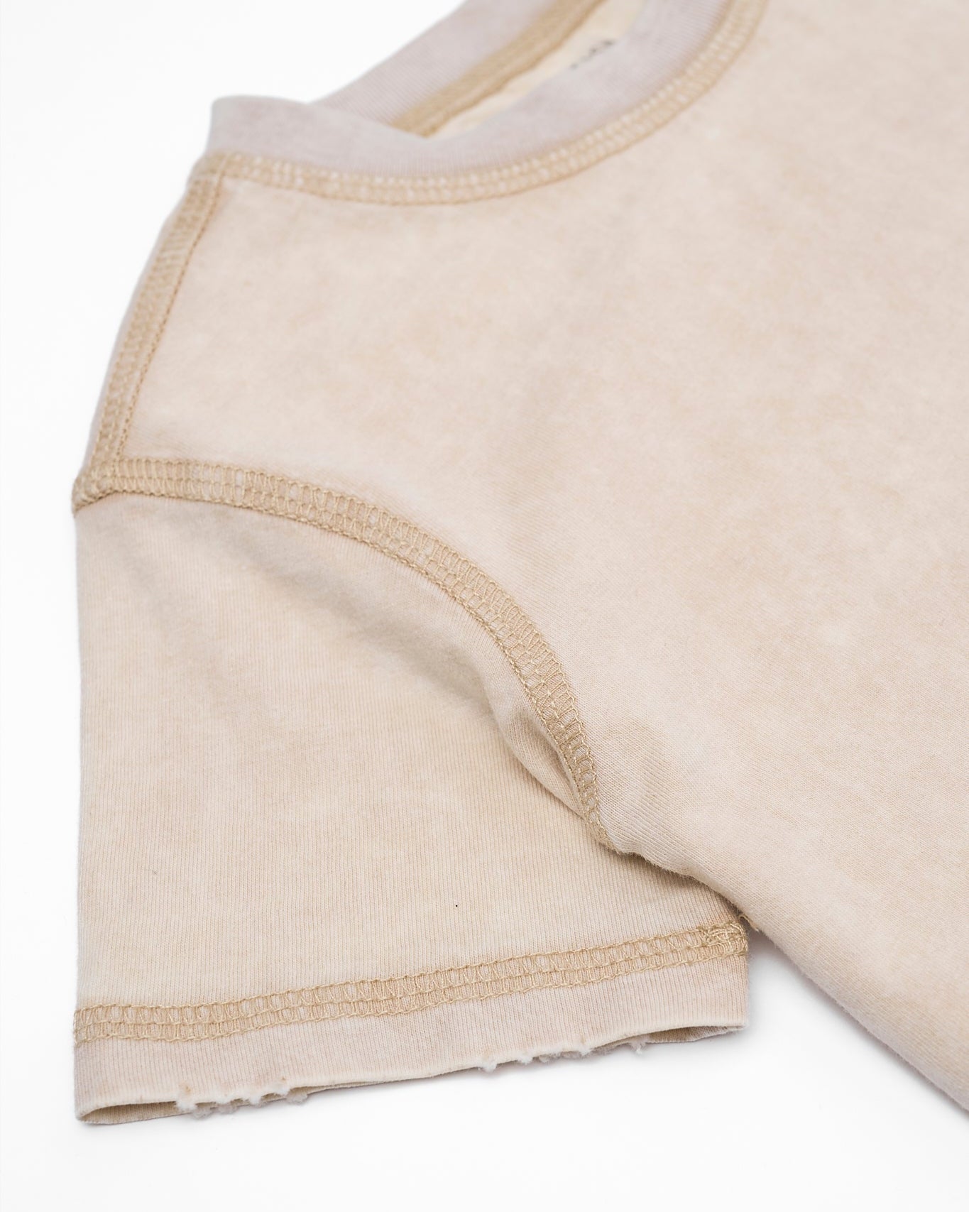 Mineral Wash Tee - Cream - Little Bipsy