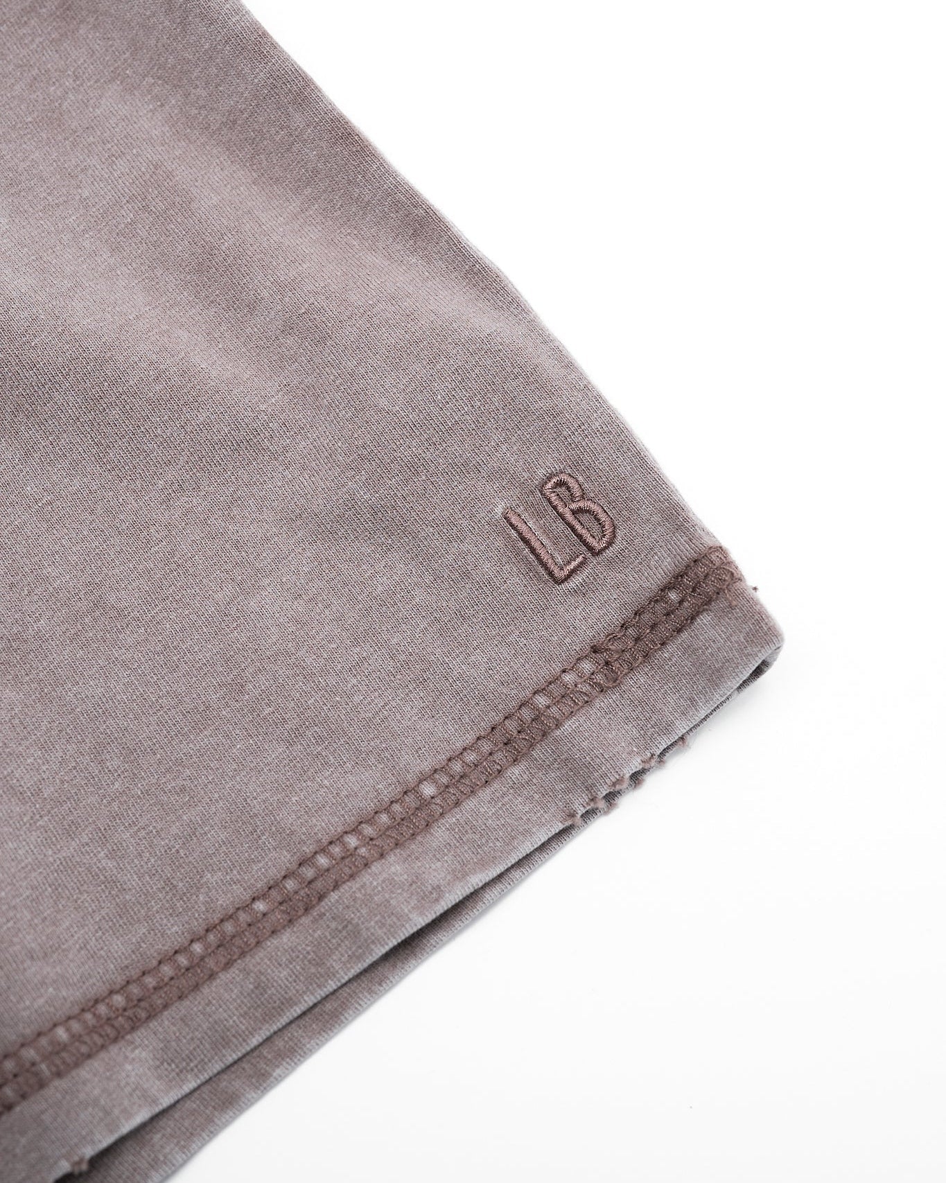 Mineral Wash Tee - Taupe - Little Bipsy