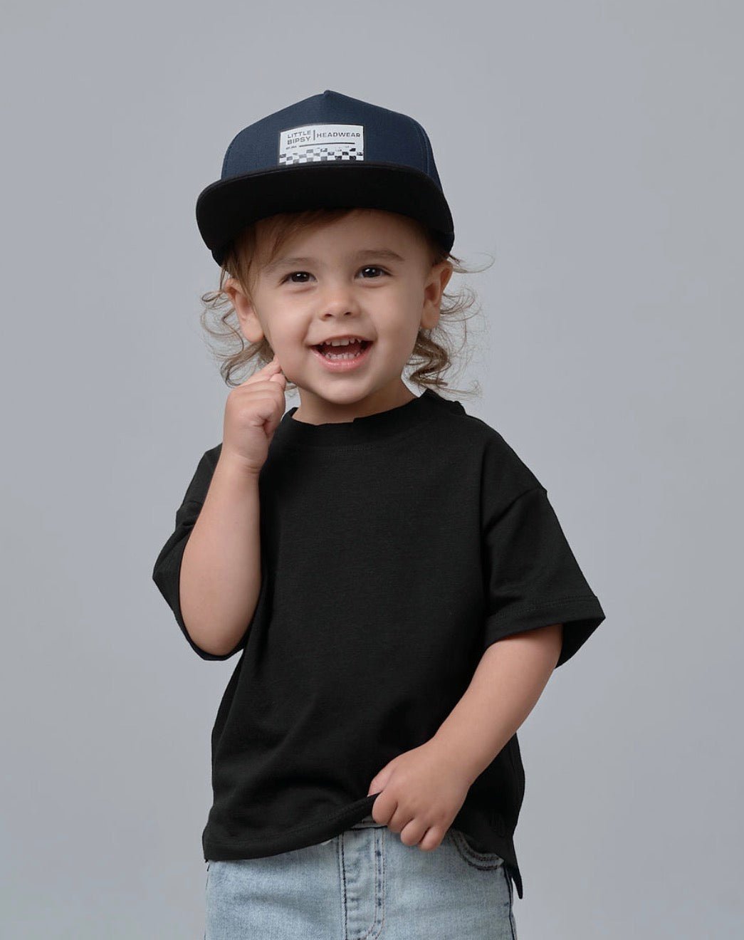Modern Tee - Black - Little Bipsy