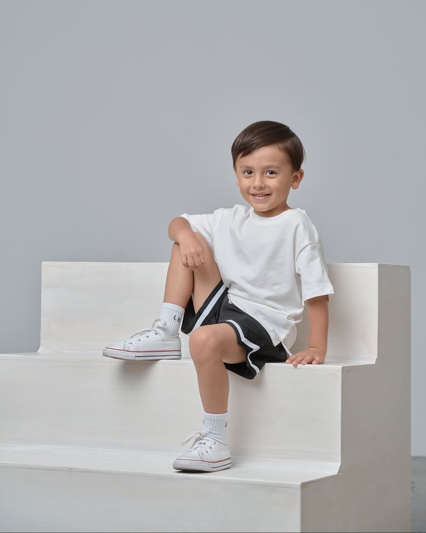 Modern Tee - White - Little Bipsy