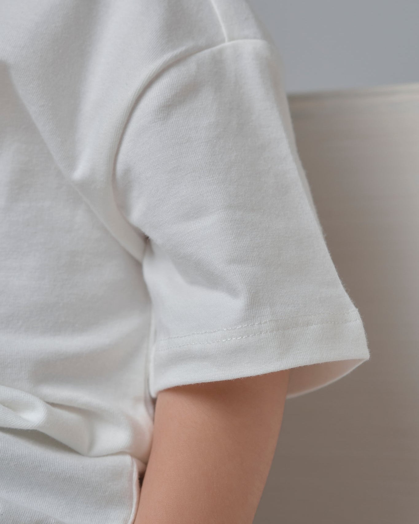 Modern Tee - White - Little Bipsy