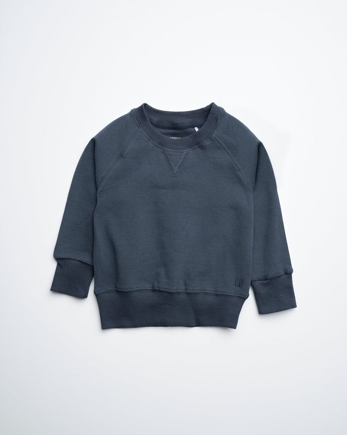 Raglan Crewneck - Blue - Little Bipsy