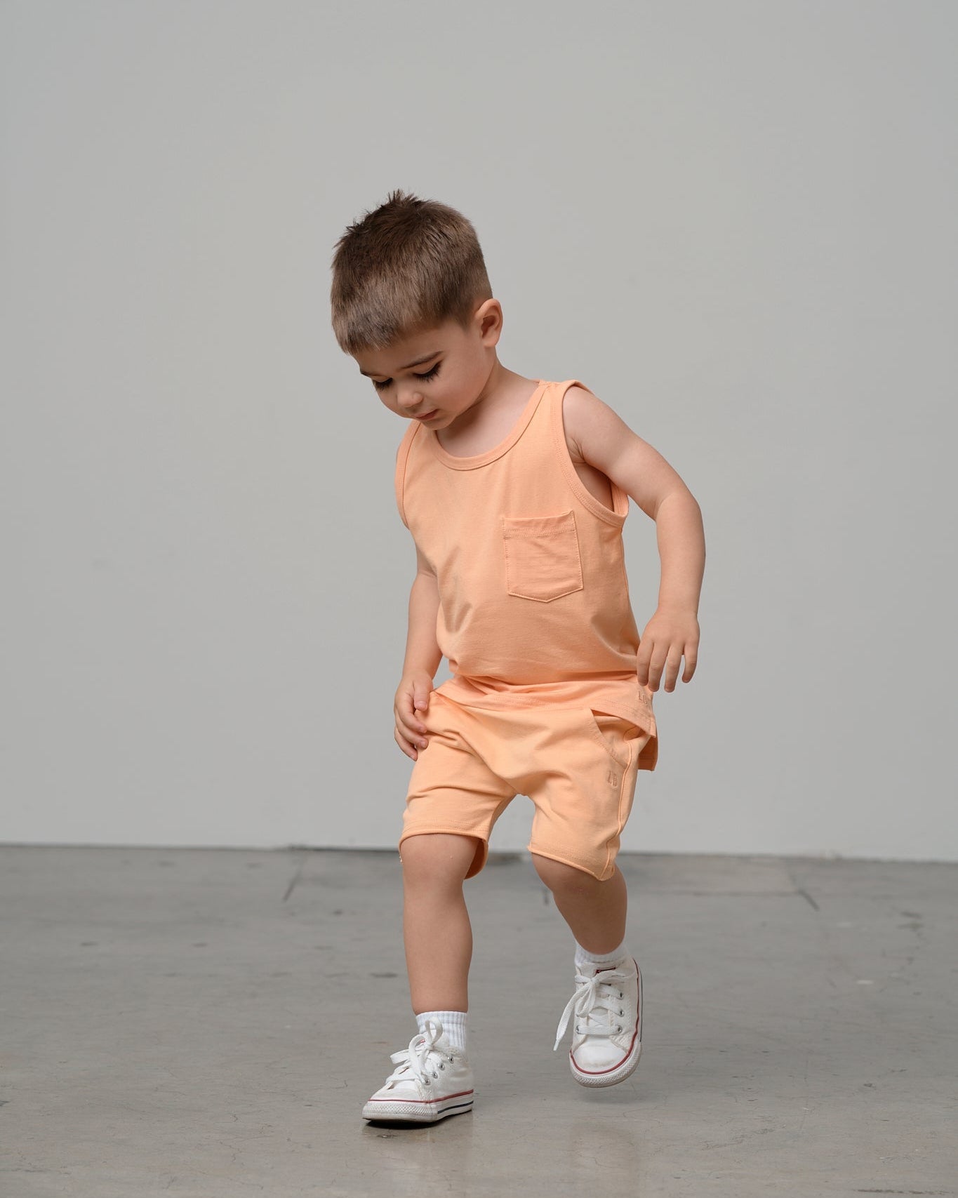 Raw Edge Harem Short - Melon - Little Bipsy