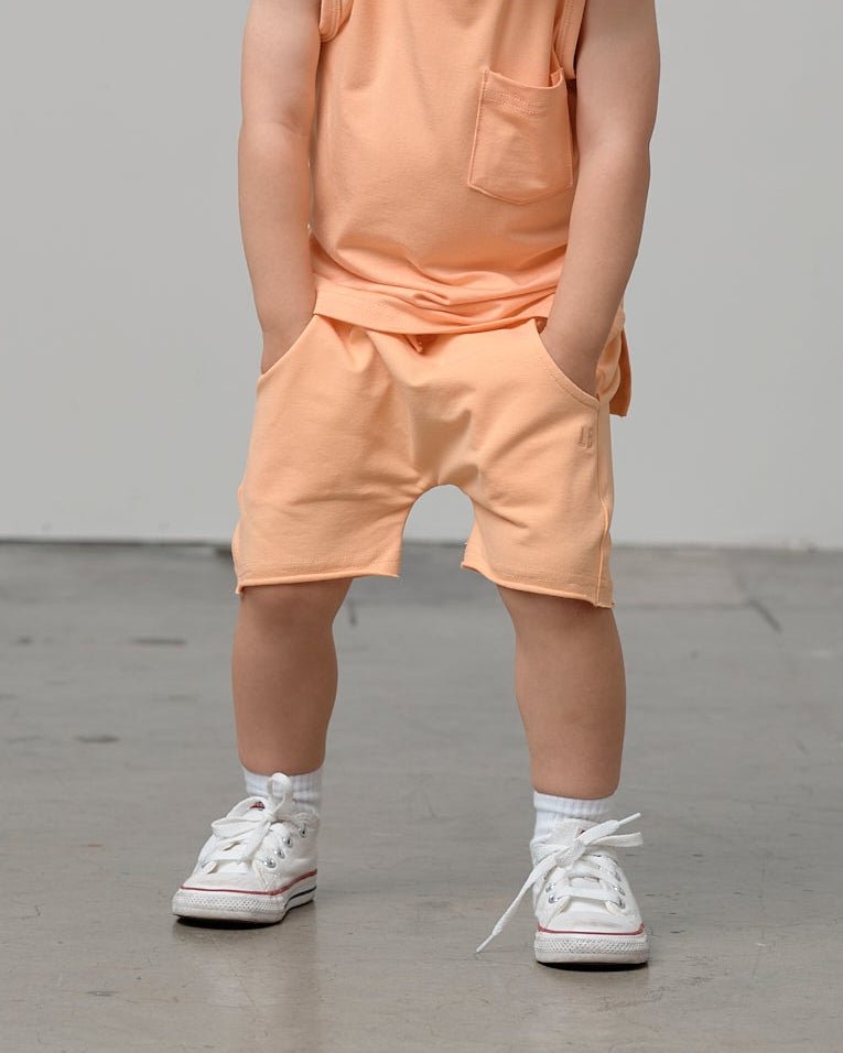 Raw Edge Harem Short - Melon - Little Bipsy