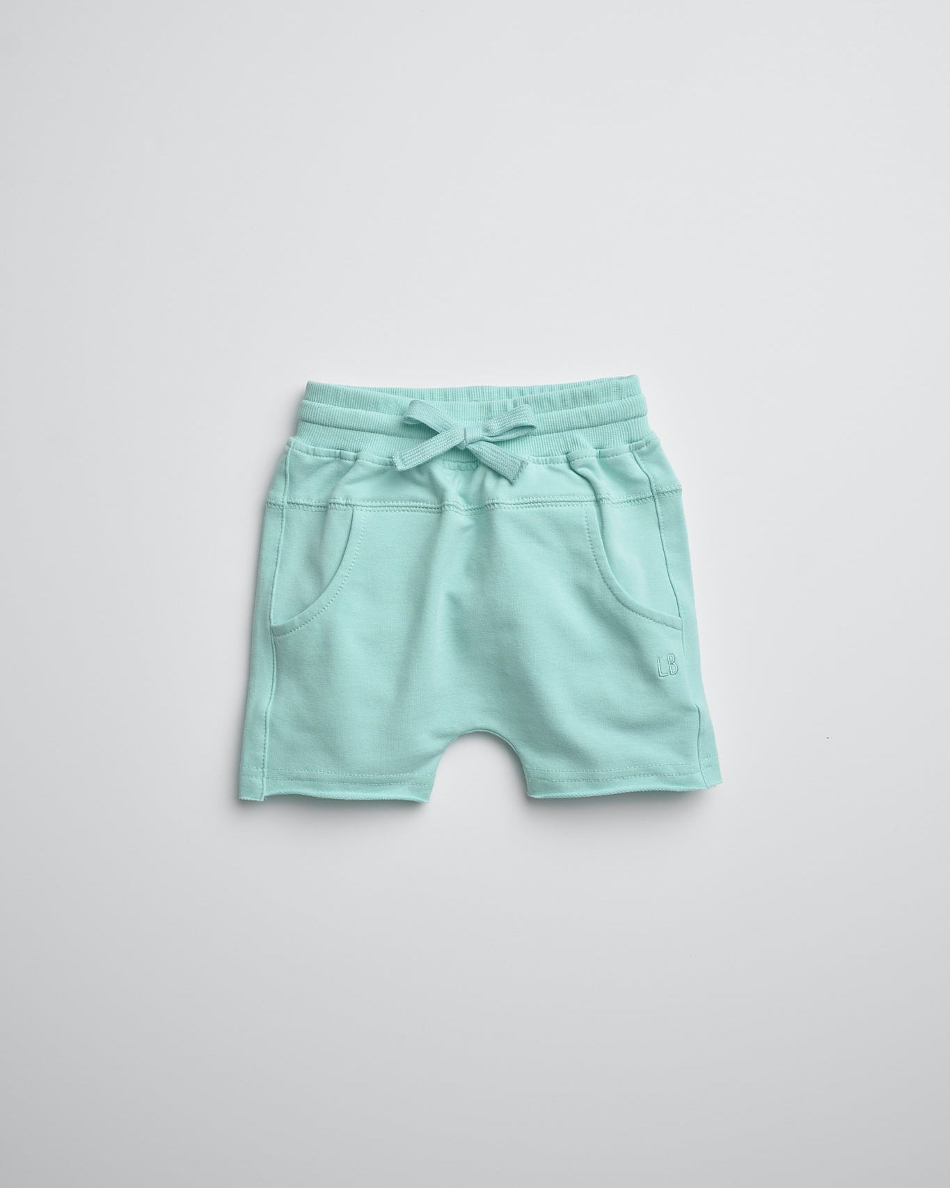 Raw Edge Harem Short - Mint - Little Bipsy