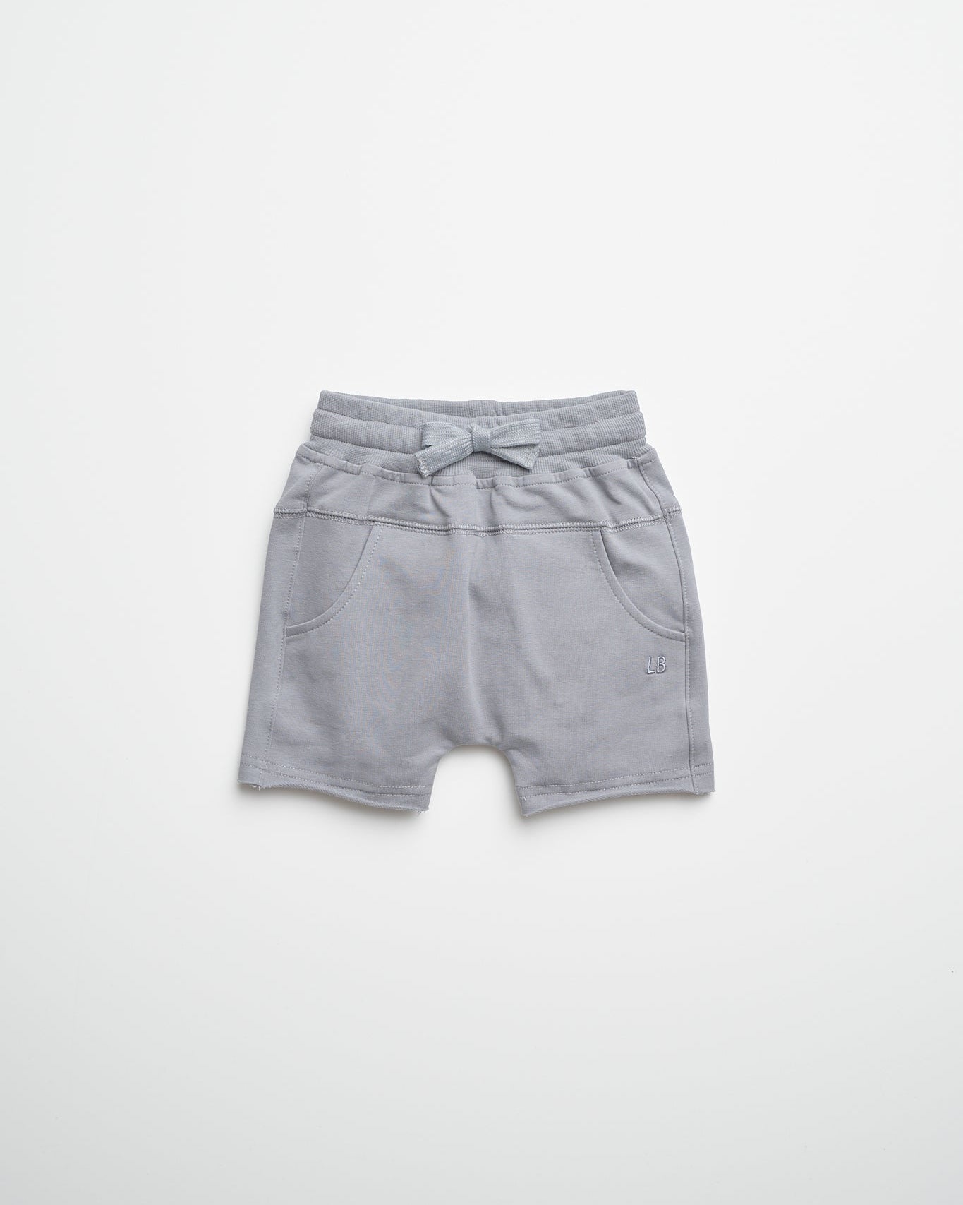 Raw Edge Harem Short - Stormshell - Little Bipsy