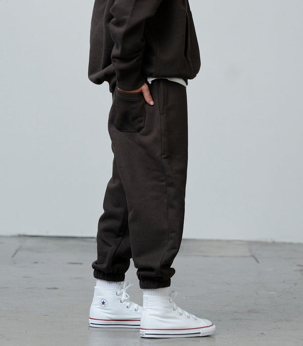 Relaxed Elevated Sweatpant - Brown - Little Bipsy