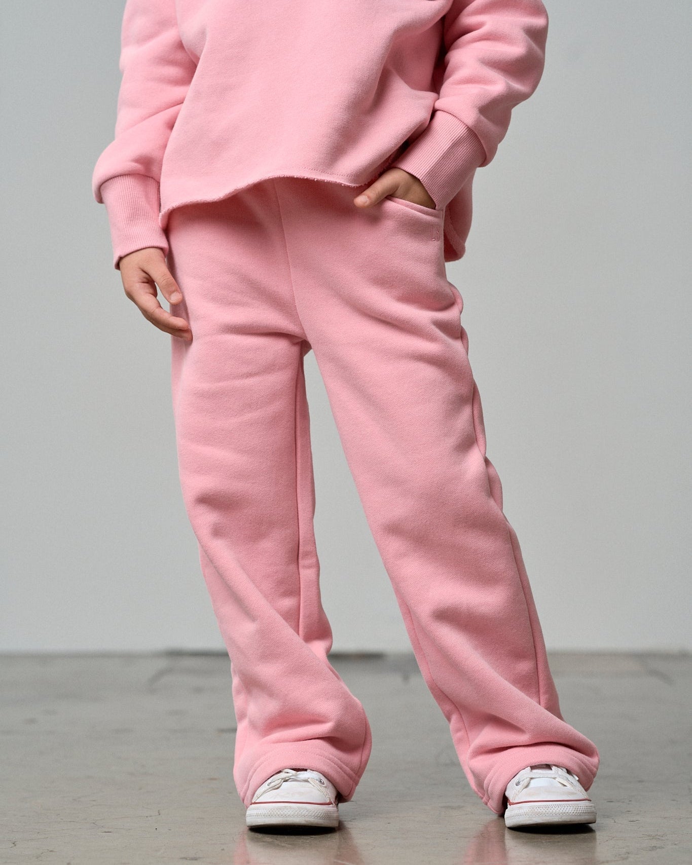 Relaxed Elevated Sweatpant - Rose - Little Bipsy