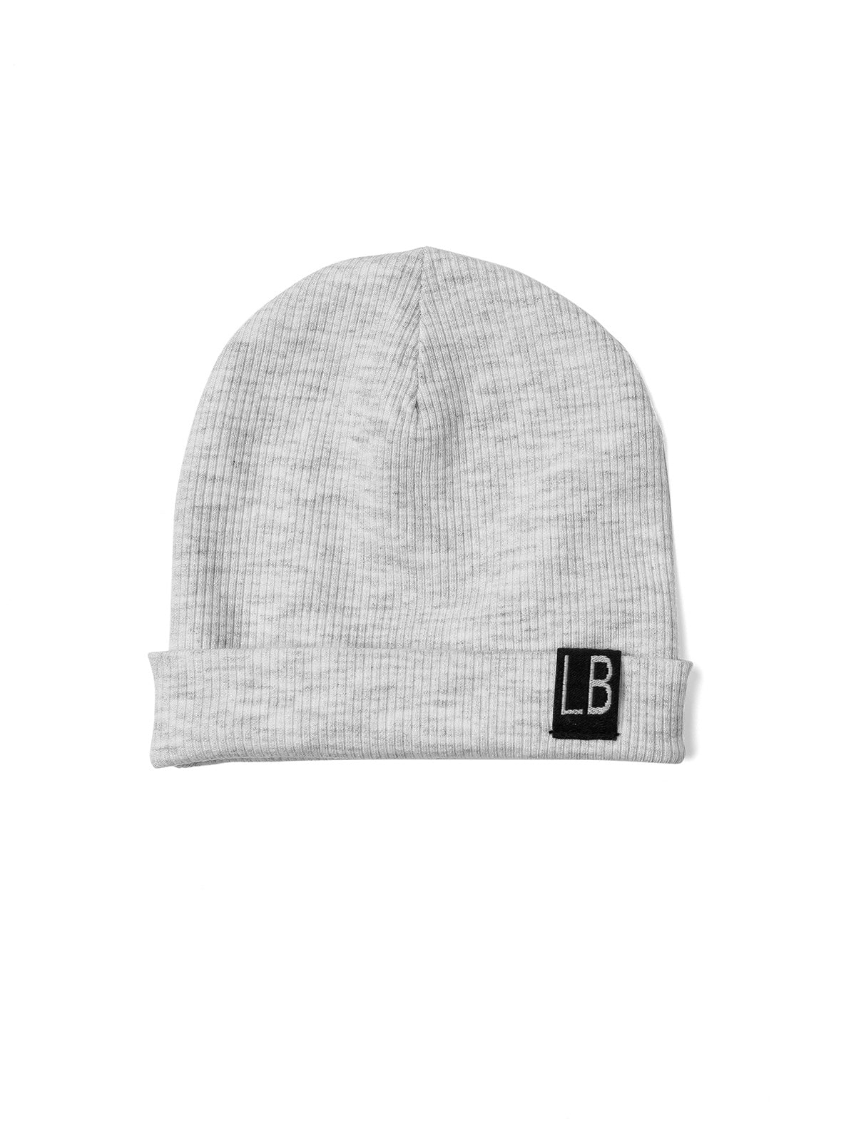 Ribbed Beanie - Grey - Little Bipsy