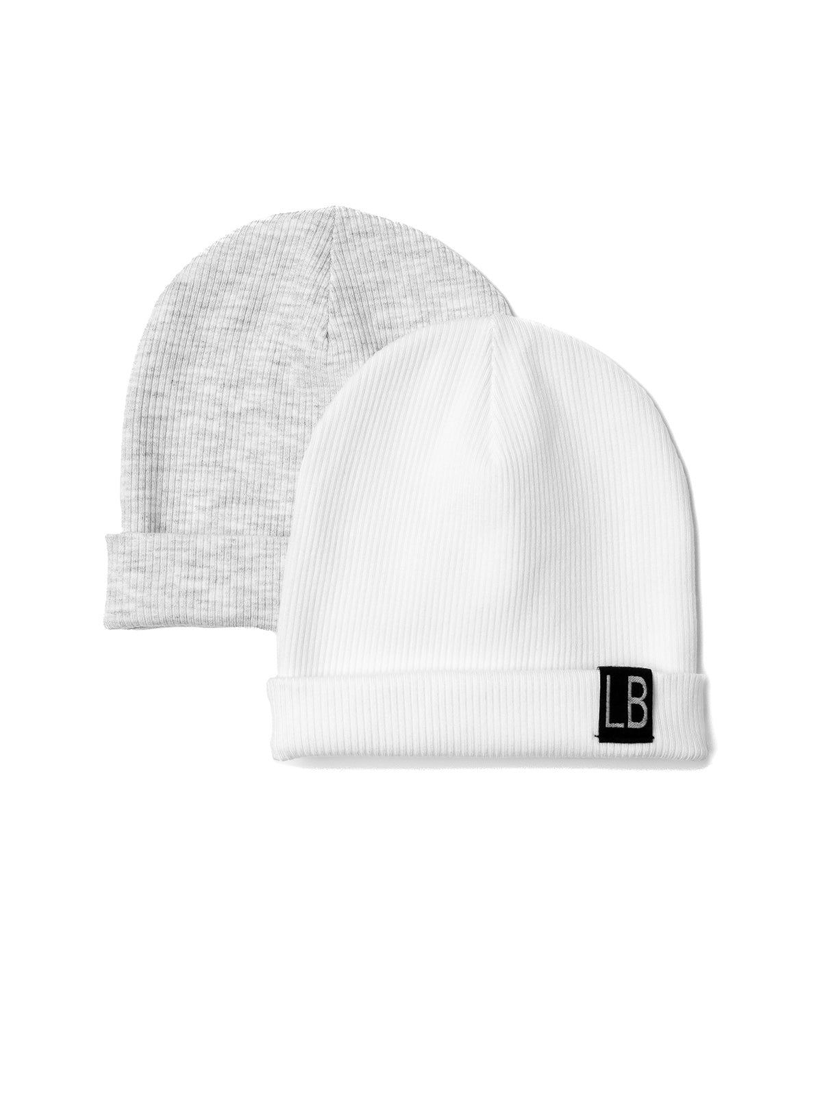 Ribbed Beanie - Grey - Little Bipsy