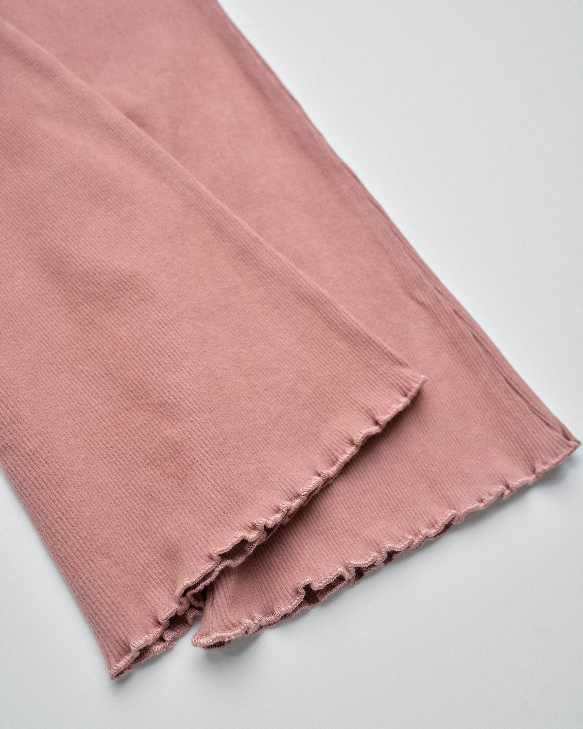 Ribbed Flare Pant - Pink - Little Bipsy