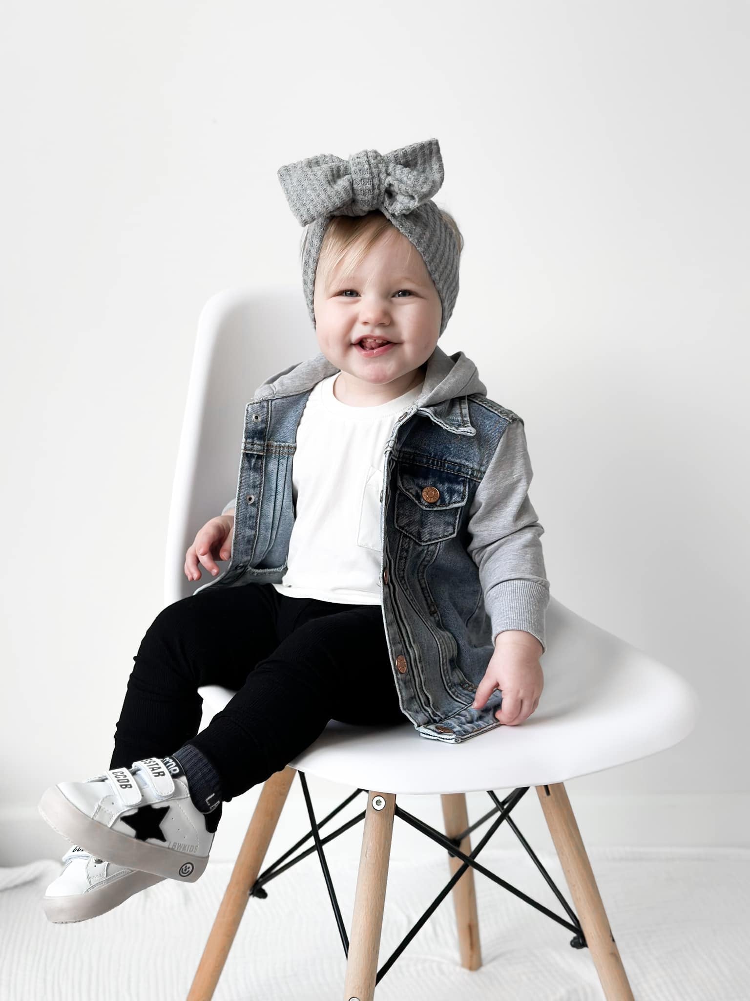 Ribbed Legging - Black - Little Bipsy