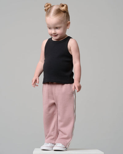 Ribbed Tank - Black - Little Bipsy