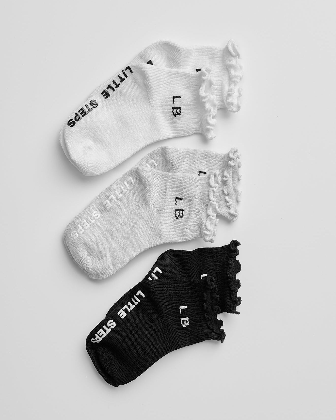 Ruffle Sock 3 - Pack - Mix - Little Bipsy