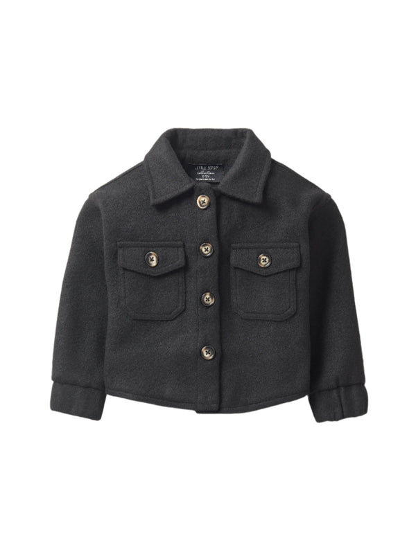 Shacket - Black - Little Bipsy
