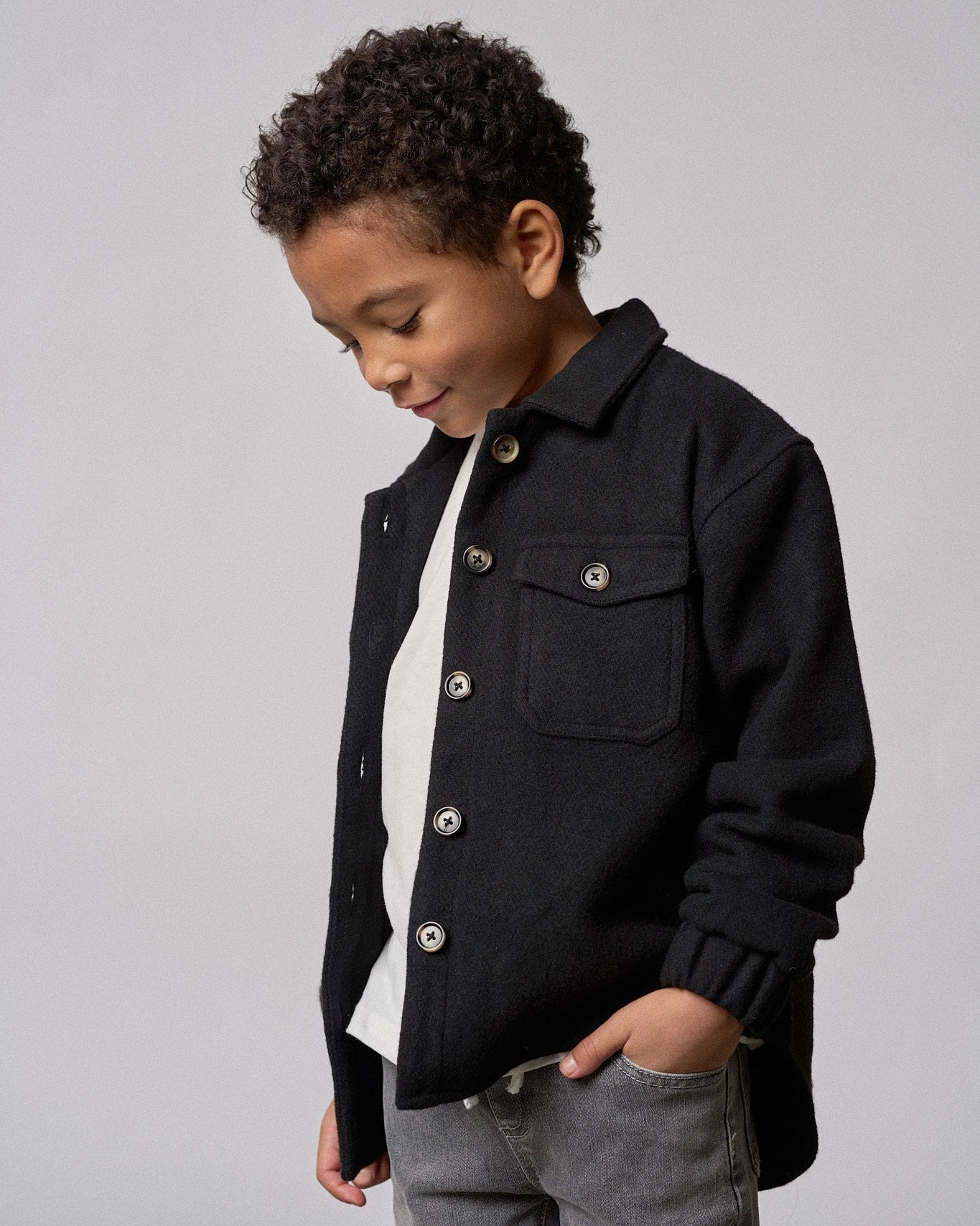 Shacket - Black - Little Bipsy