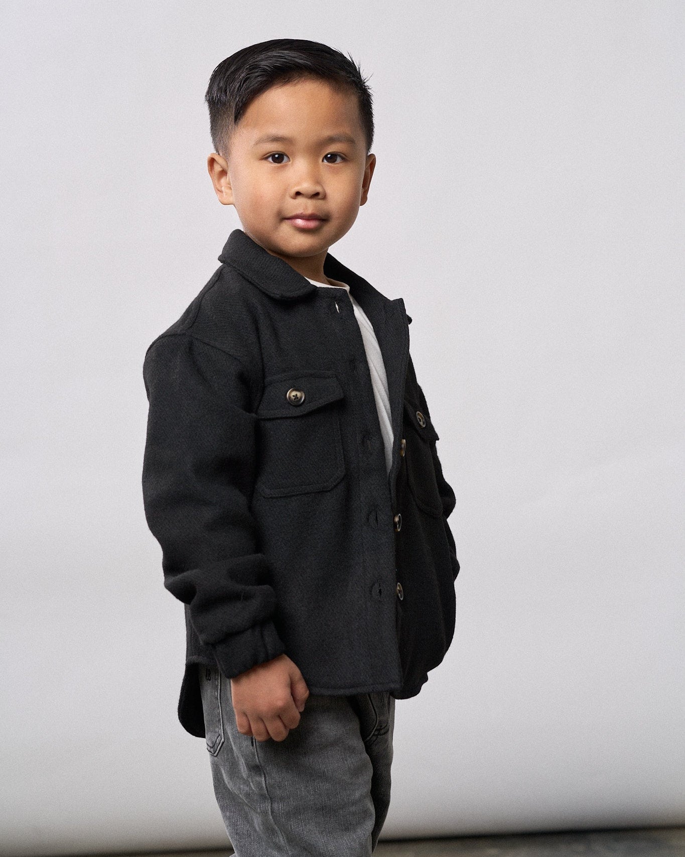 Shacket - Black - Little Bipsy
