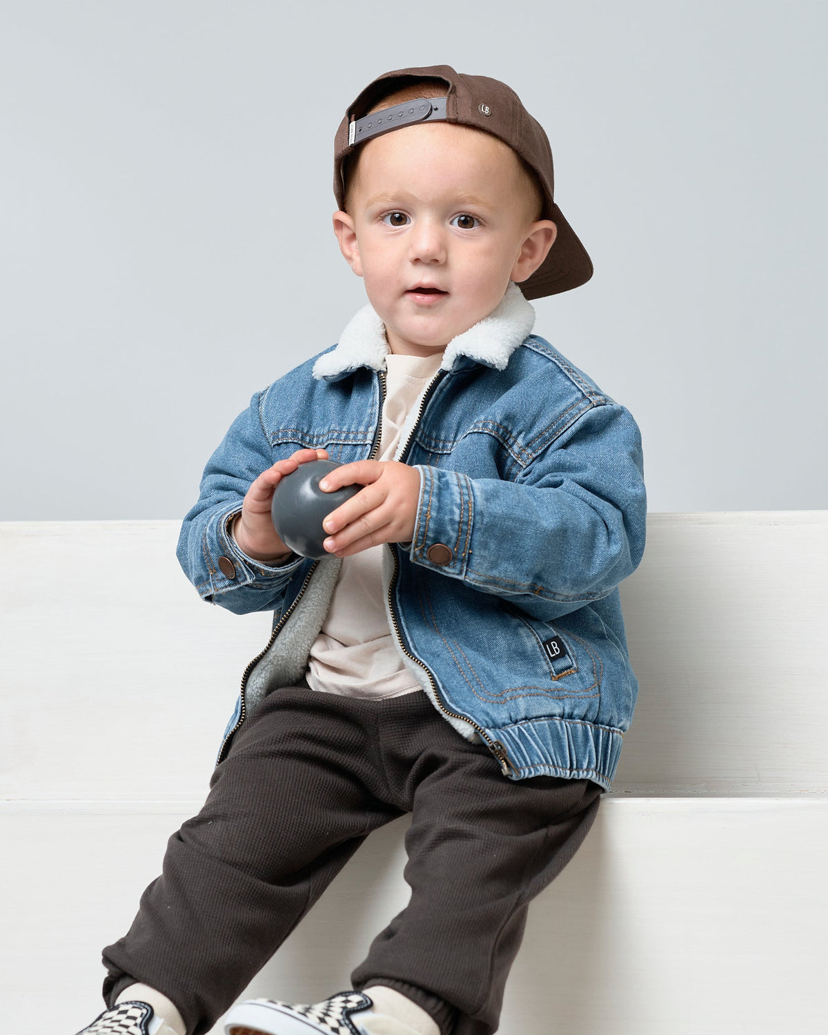 Sherpa Denim Jacket - Little Bipsy