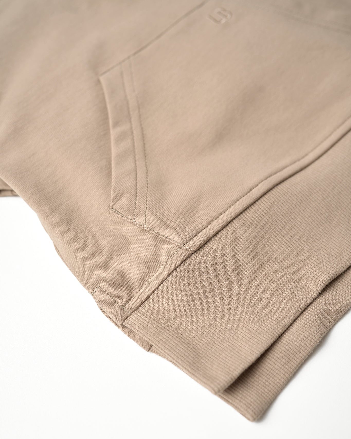 Short Sleeve Hoodie - Driftwood - Little Bipsy