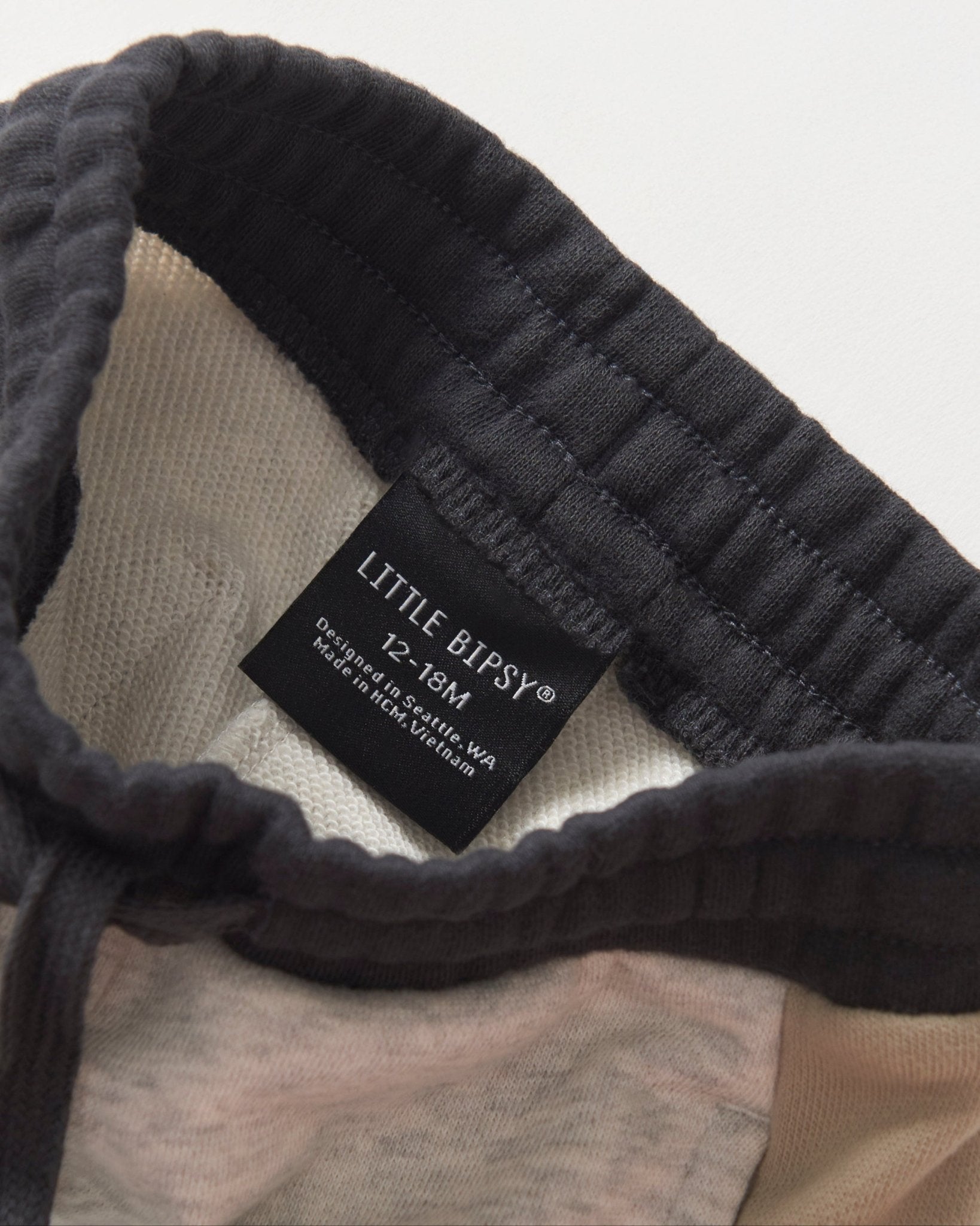 Side Stripe Jogger - Stone Grey - Little Bipsy