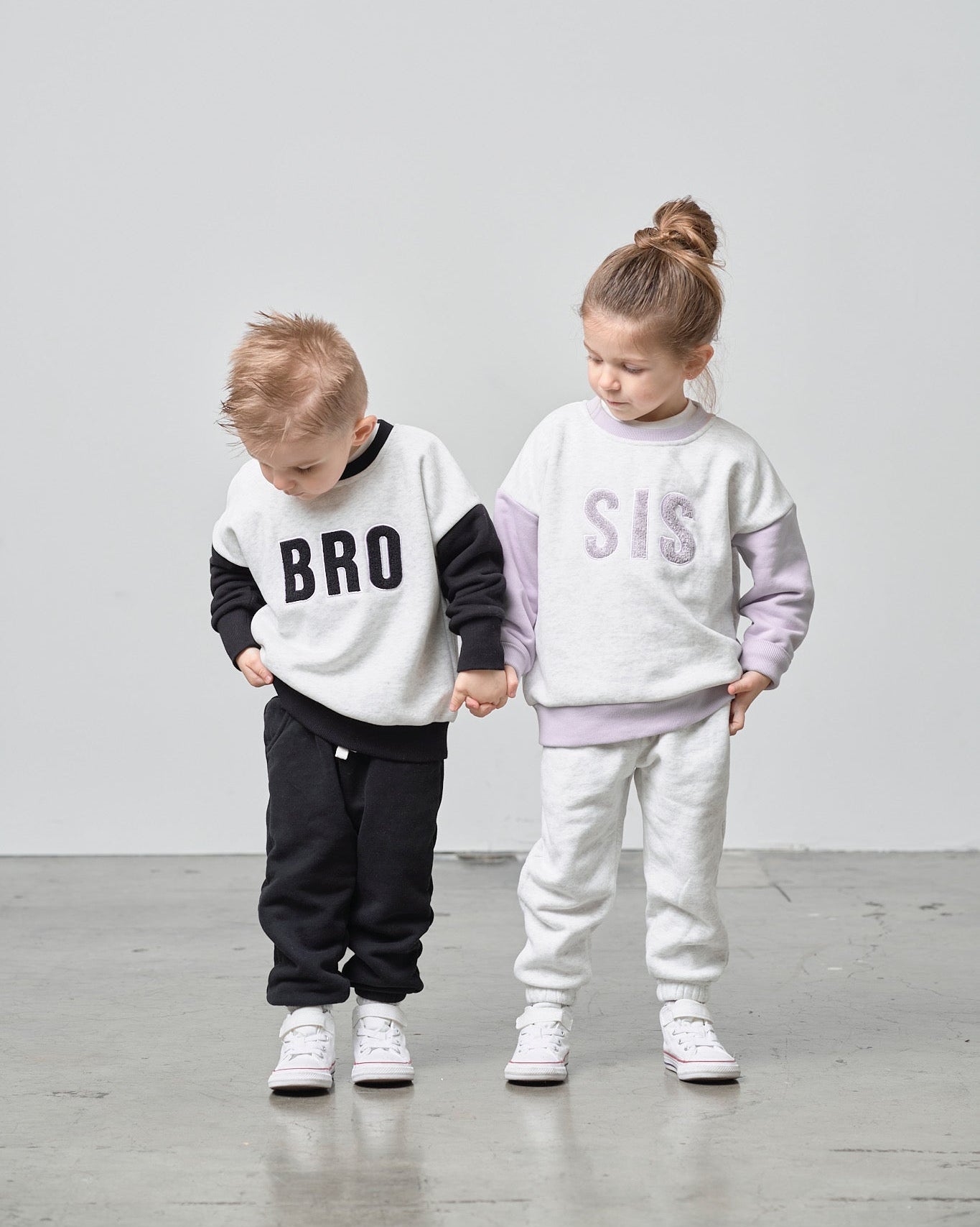 Sis Elevated Crewneck - Lilac - Little Bipsy
