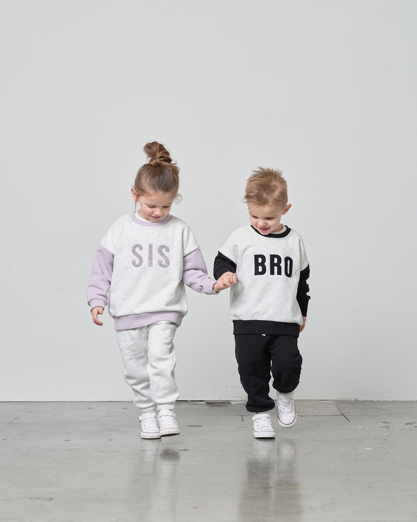 Sis Elevated Crewneck - Lilac - Little Bipsy