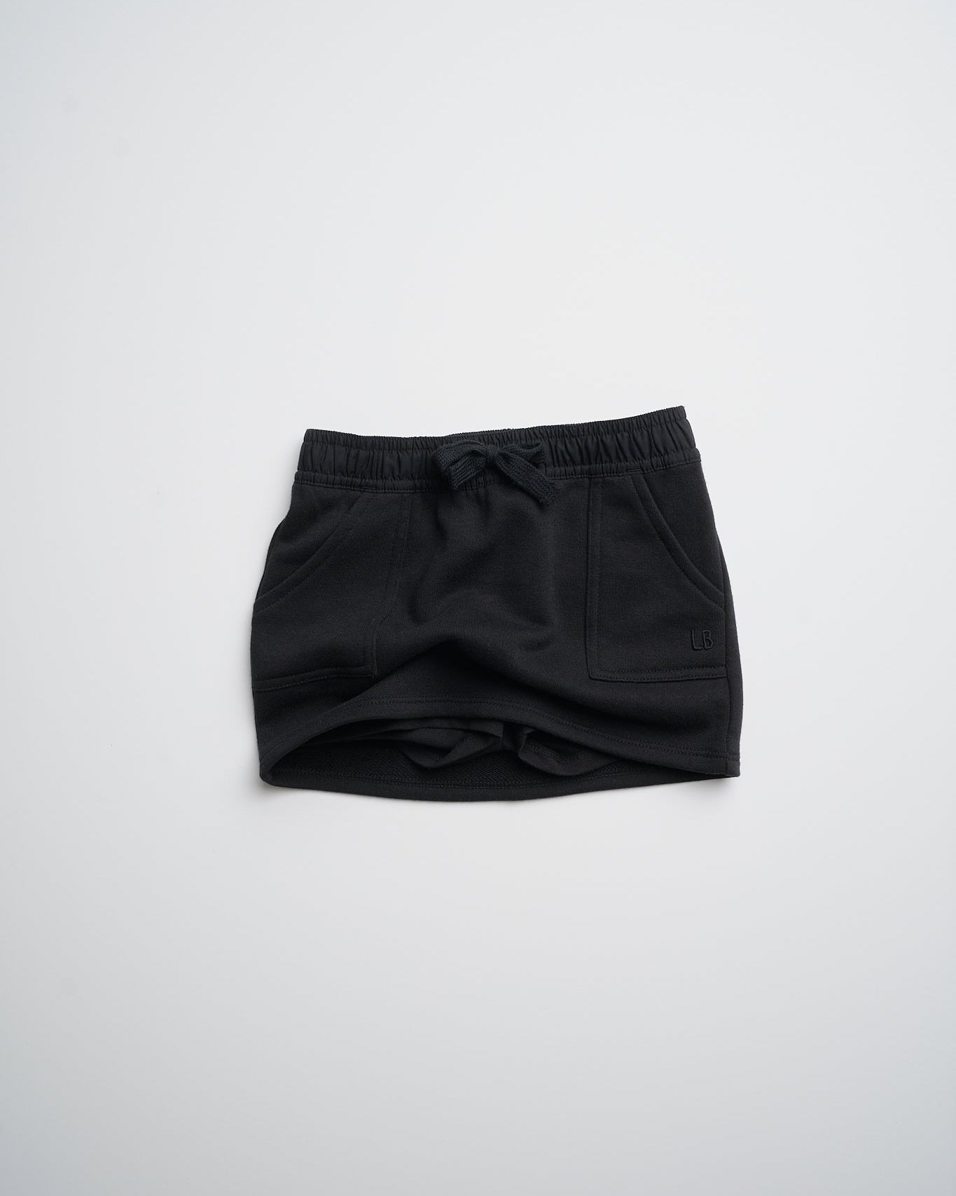 Stitch Pocket Skort - Black - Little Bipsy