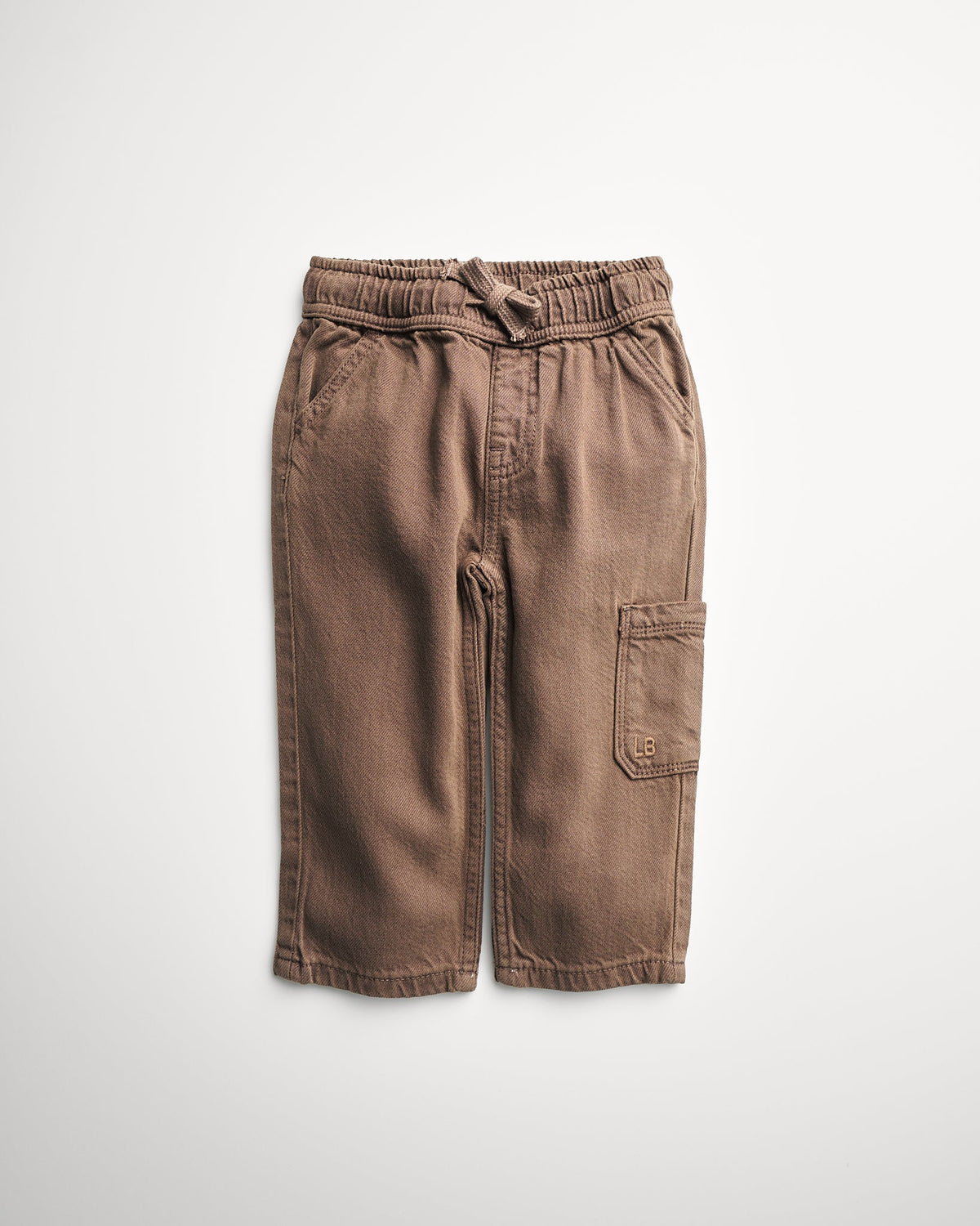Straight Leg Cargo - Light Brown - Little Bipsy