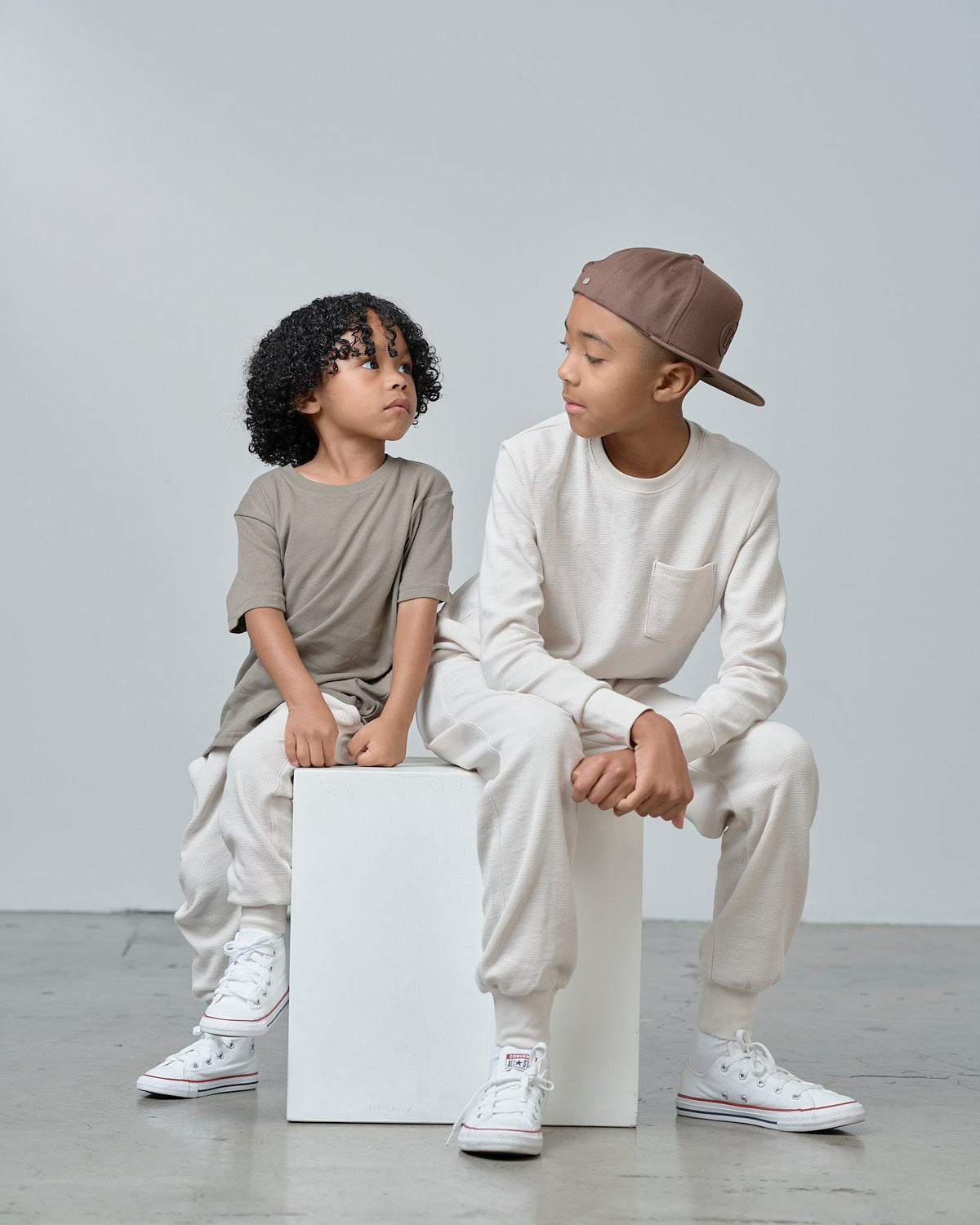 Swoop Elevated Tee - Green - Little Bipsy