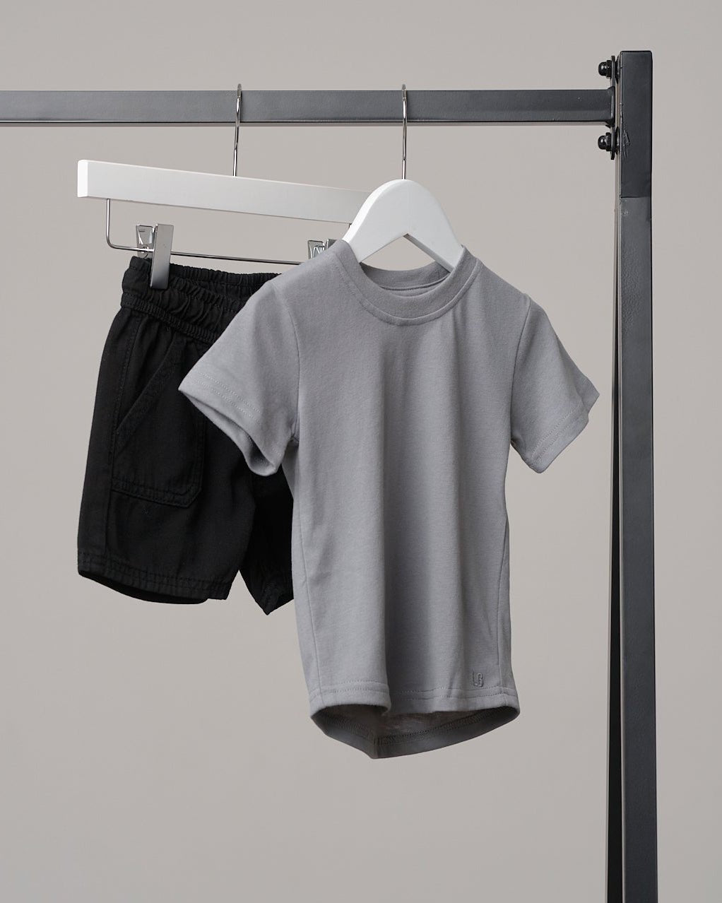 Swoop Elevated Tee - Stormshell - Little Bipsy