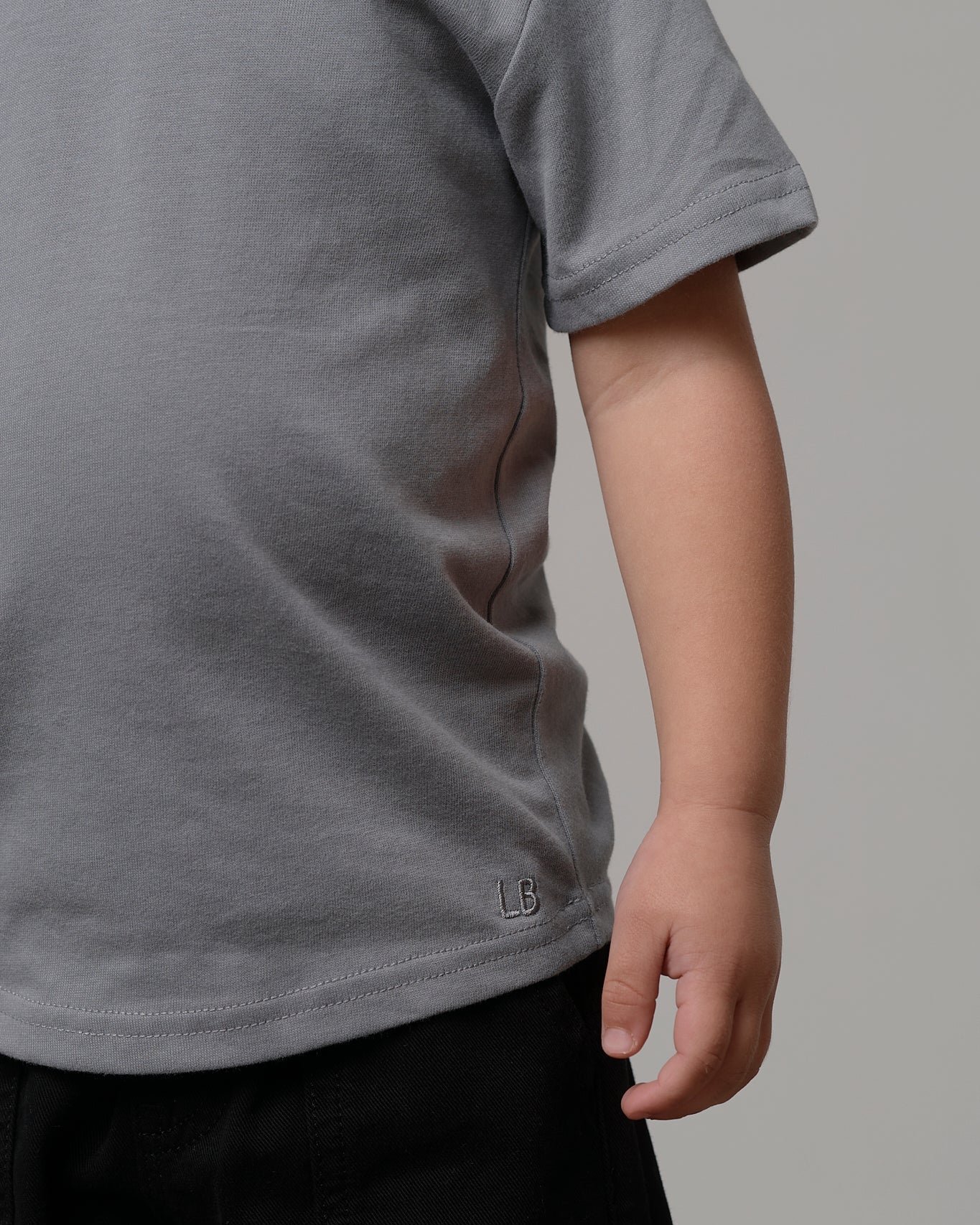 Swoop Elevated Tee - Stormshell - Little Bipsy