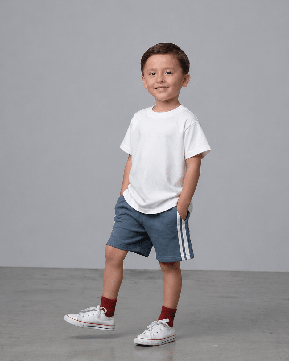 USA Short - Worn Indigo - Little Bipsy