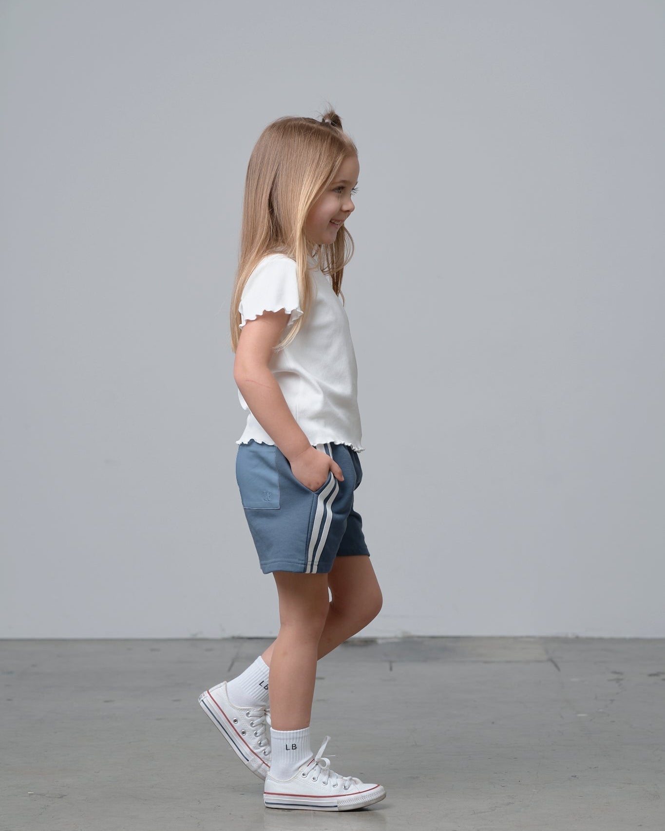 USA Short - Worn Indigo - Little Bipsy