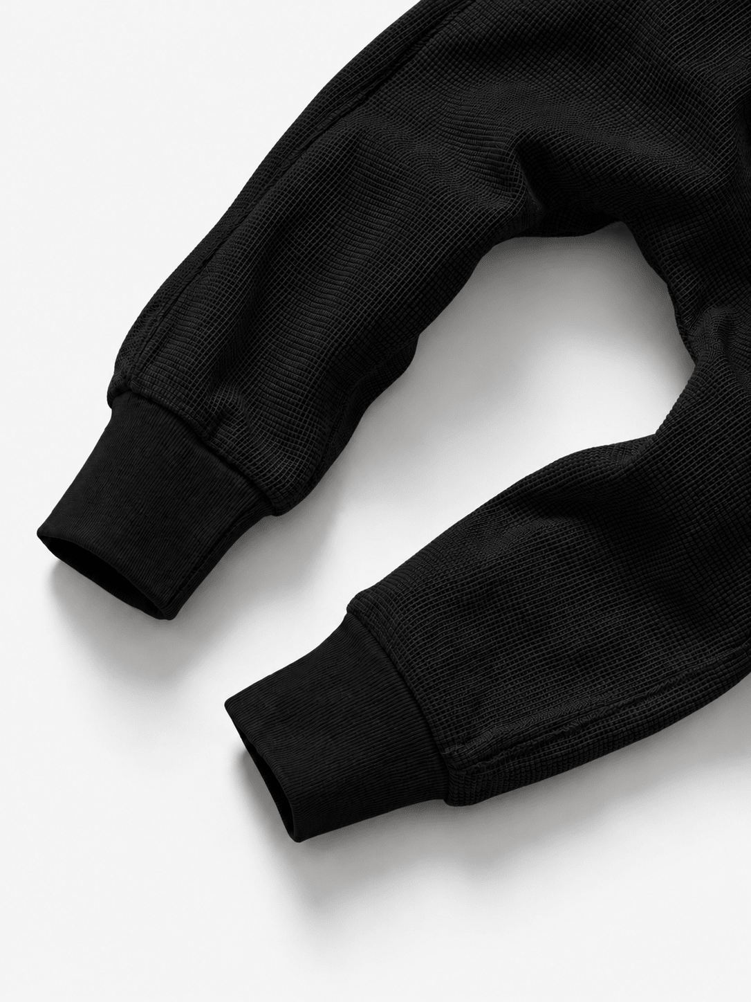 Waffle Jogger - Black - Little Bipsy