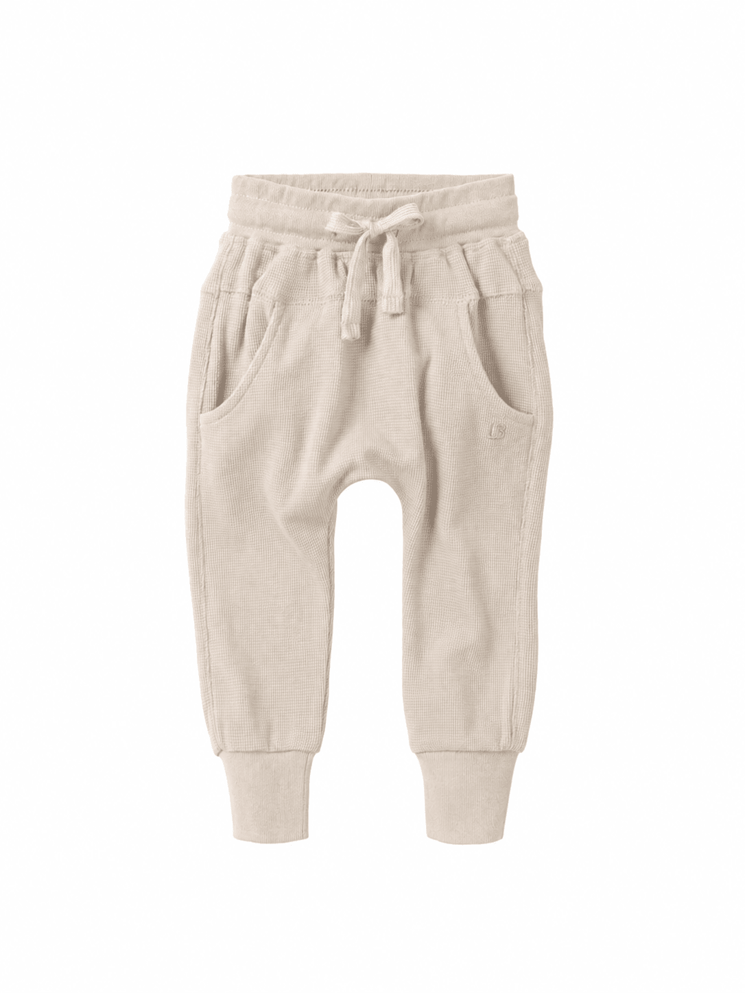 Waffle Jogger - Cream - Little Bipsy