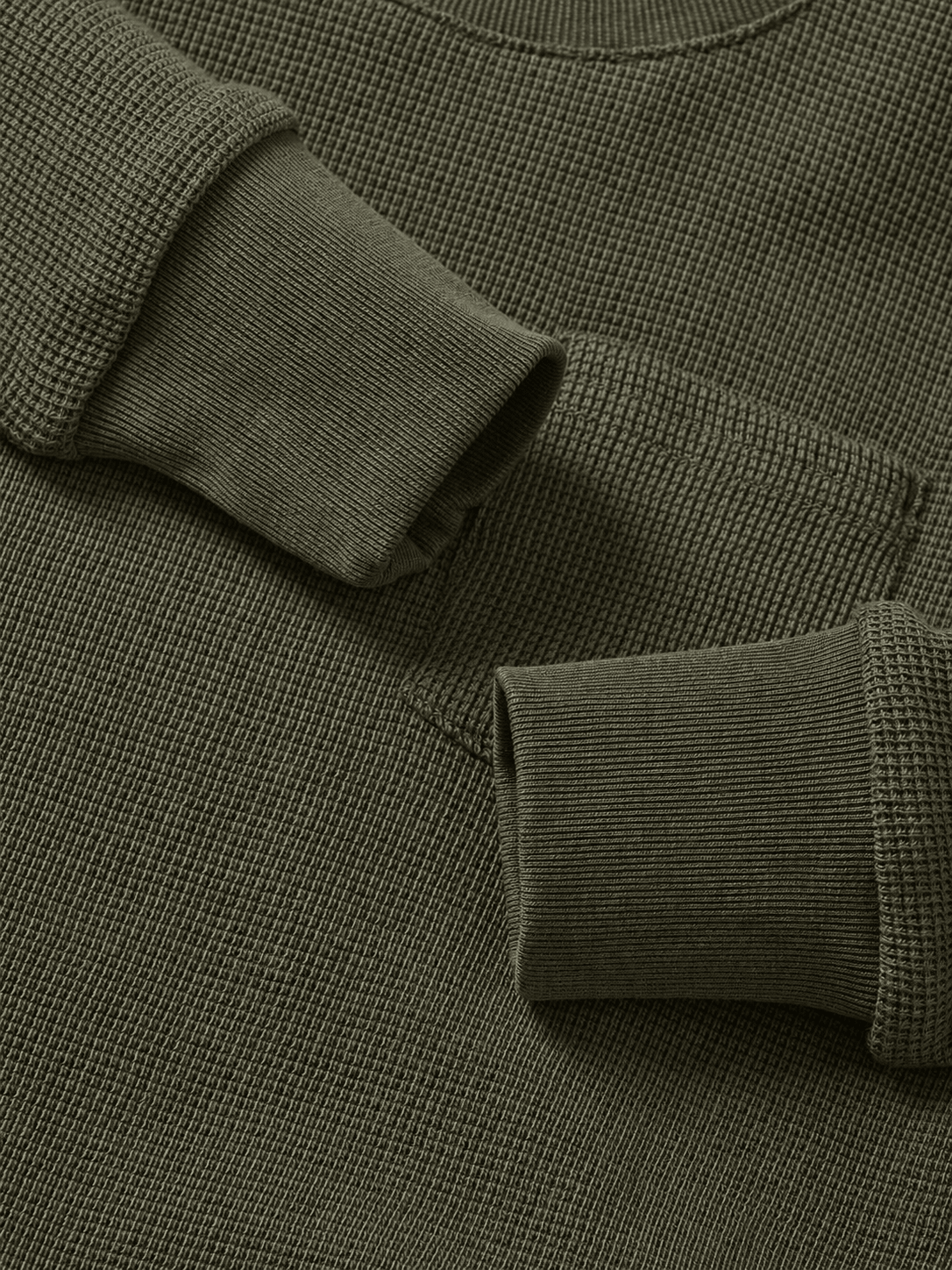 Waffle Top - Green - Little Bipsy