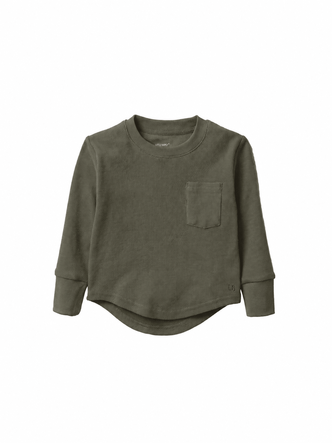 Waffle Top - Green - Little Bipsy
