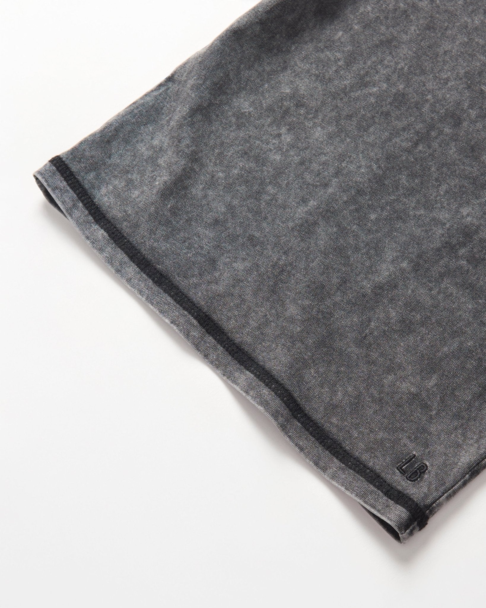 Washed Long Sleeve Tee - Charcoal - Little Bipsy