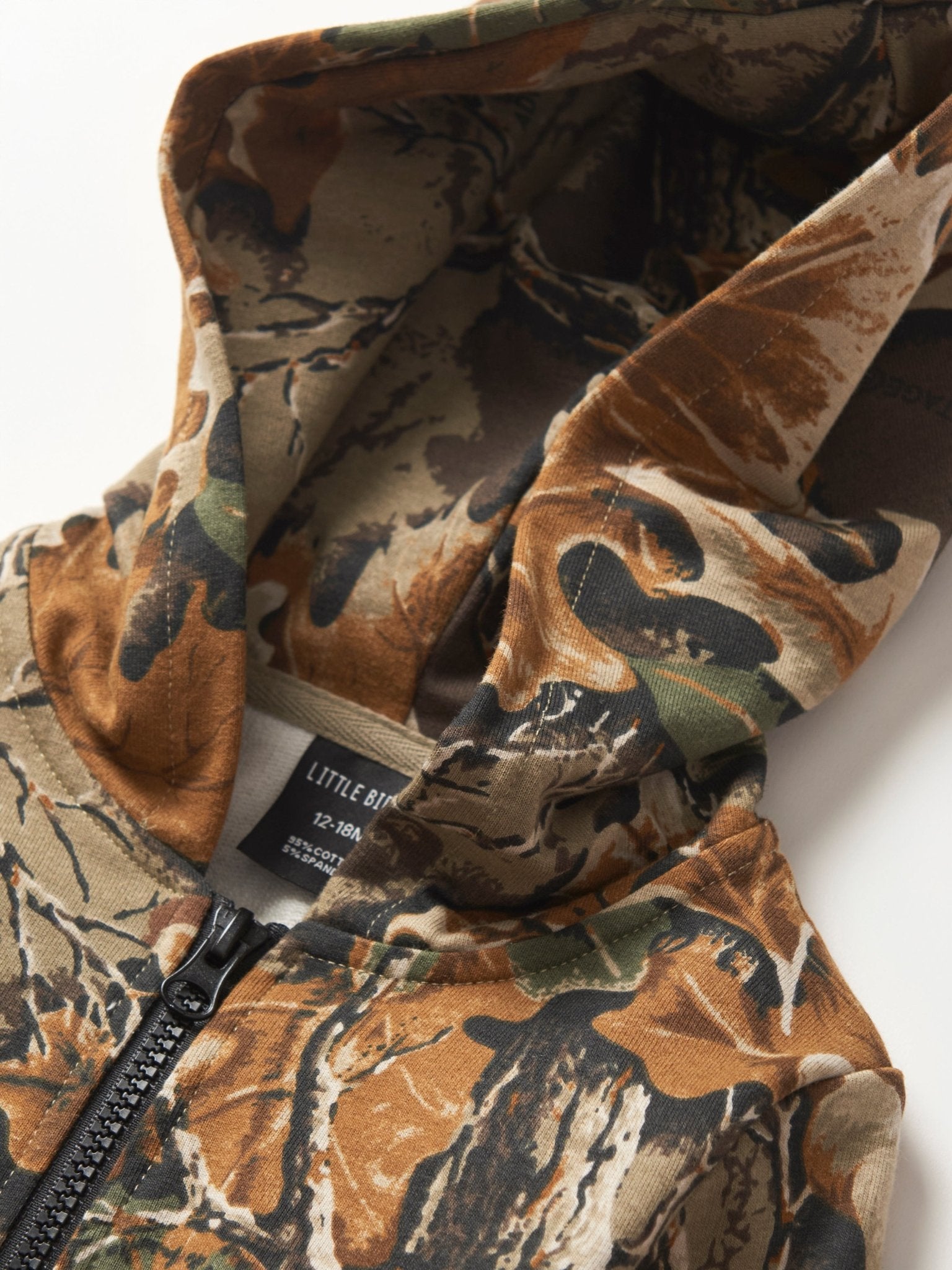 Zip Hoodie - Realtree Advantage ® Black - Little Bipsy