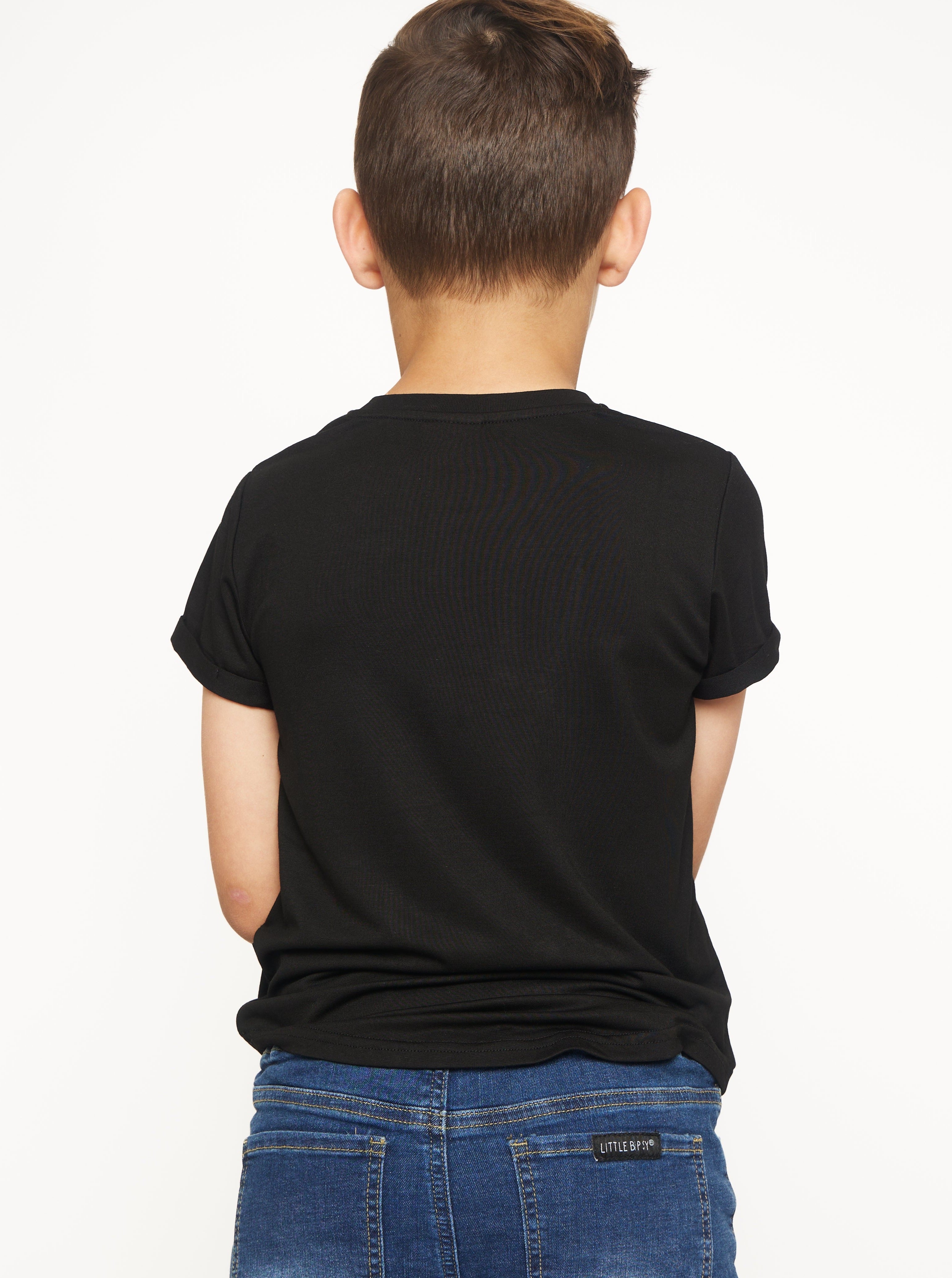 Pocket Tee - Black - Little Bipsy Collection