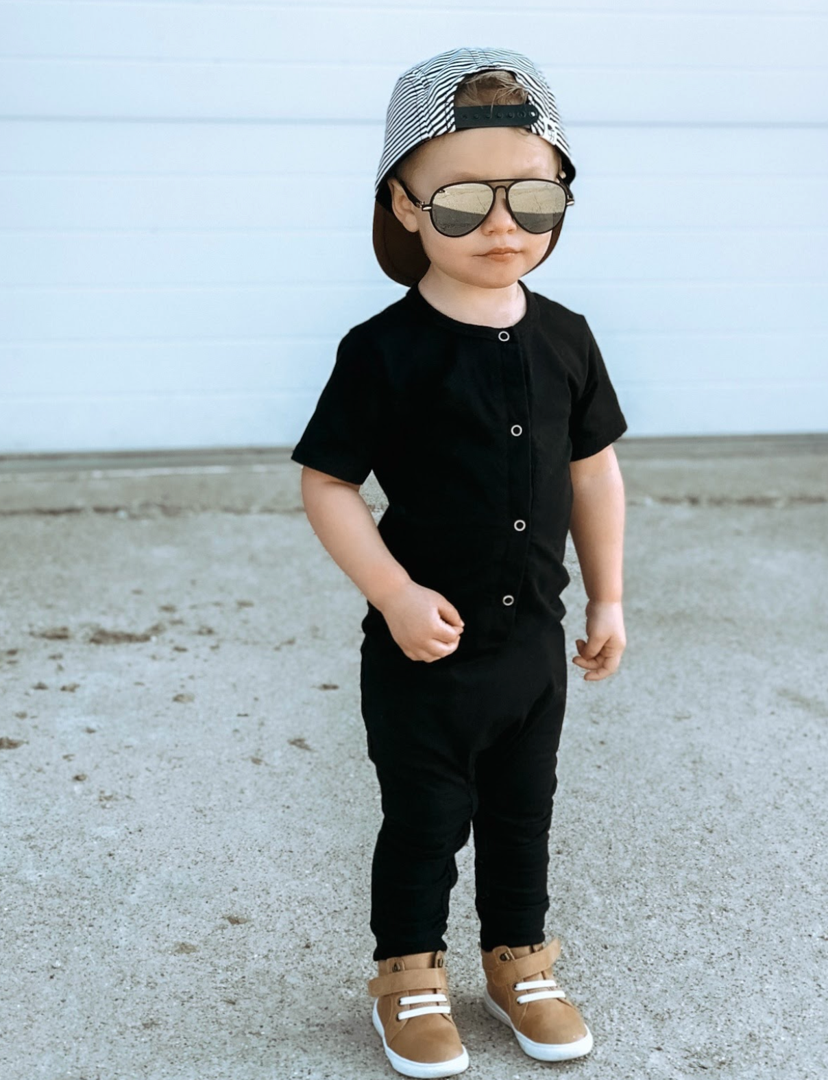 kids black onesie