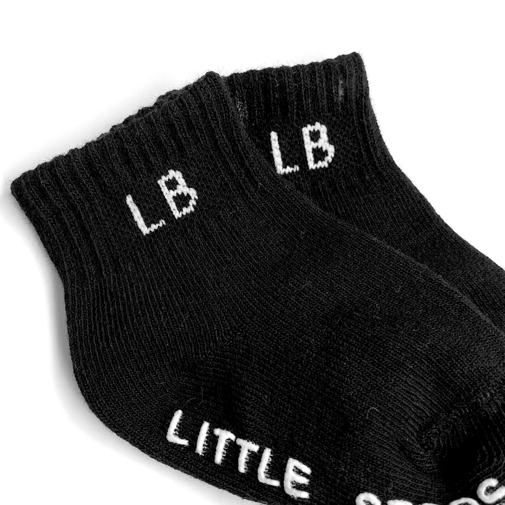 Sock 3 - Pack - Black - Little Bipsy